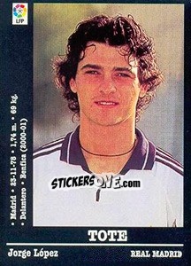 Sticker Tote - Liga Spagnola 2000-2001 n. 81a - Panini
