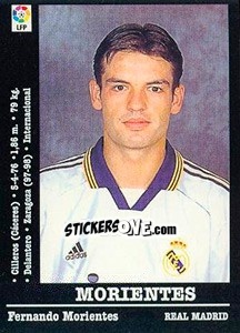 Sticker Morientes - Liga Spagnola 2000-2001 n. 83 - Panini