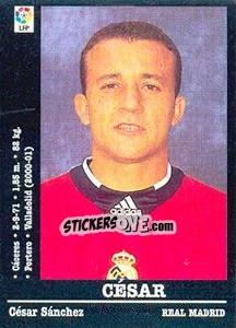 Sticker César - Liga Spagnola 2000-2001 n. 85 - Panini
