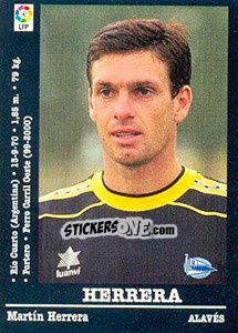 Sticker Herrera - Liga Spagnola 2000-2001 n. 87 - Panini