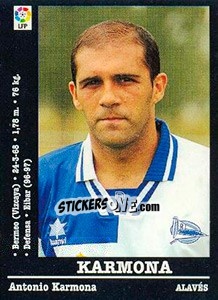 Sticker Karmona - Liga Spagnola 2000-2001 - Panini