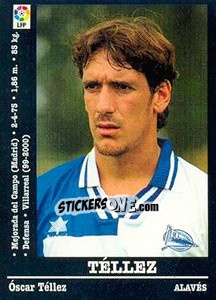 Sticker Téllez - Liga Spagnola 2000-2001 - Panini