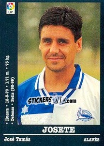 Figurina Josete - Liga Spagnola 2000-2001 - Panini