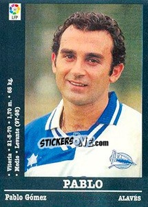 Figurina Pablo - Liga Spagnola 2000-2001 - Panini