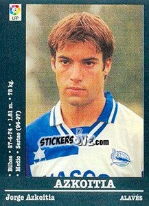 Sticker Azkoitia - Liga Spagnola 2000-2001 - Panini