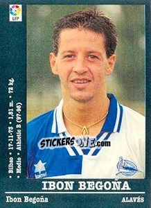 Cromo Ibon Begoña - Liga Spagnola 2000-2001 - Panini