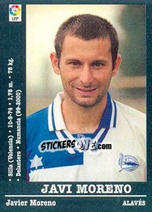 Figurina Javi Moreno - Liga Spagnola 2000-2001 - Panini