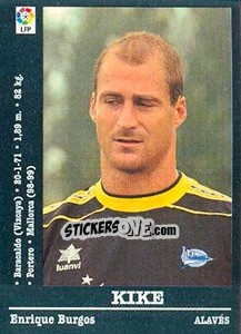 Sticker Kike - Liga Spagnola 2000-2001 n. 102 - Panini