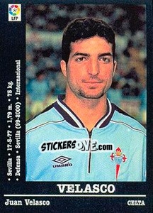 Sticker Velasco - Liga Spagnola 2000-2001 n. 105 - Panini