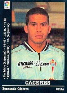 Sticker Caceres - Liga Spagnola 2000-2001 n. 106 - Panini