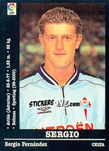 Sticker Sergio - Liga Spagnola 2000-2001 n. 107 - Panini