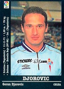 Sticker Djorovic - Liga Spagnola 2000-2001 - Panini