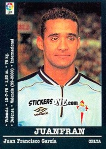 Sticker Juanfran - Liga Spagnola 2000-2001 n. 109 - Panini
