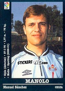 Sticker Manolo - Liga Spagnola 2000-2001 n. 113A - Panini