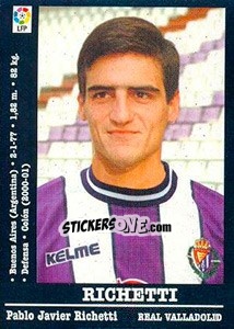 Sticker Richetti - Liga Spagnola 2000-2001 n. 122a - Panini