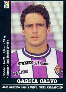 Figurina García Calvo - Liga Spagnola 2000-2001 - Panini