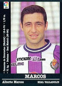 Figurina Marcos - Liga Spagnola 2000-2001 - Panini