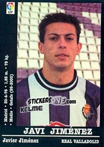 Figurina Javi Jimenez - Liga Spagnola 2000-2001 - Panini