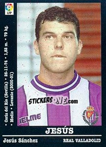 Cromo Jesús - Liga Spagnola 2000-2001 - Panini