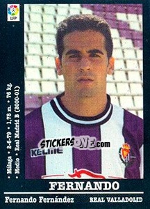 Sticker Fernando - Liga Spagnola 2000-2001 n. 130a - Panini