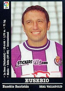 Sticker Eusebio - Liga Spagnola 2000-2001 n. 132a - Panini
