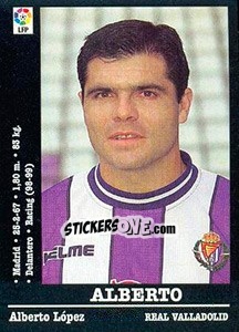 Figurina Alberto - Liga Spagnola 2000-2001 - Panini