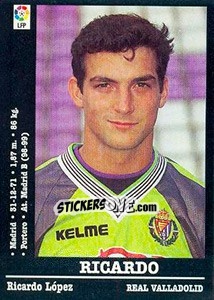 Cromo Ricardo - Liga Spagnola 2000-2001 - Panini