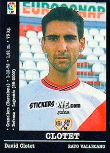 Sticker Clotet - Liga Spagnola 2000-2001 - Panini