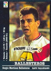 Sticker Ballesteros - Liga Spagnola 2000-2001 n. 140a - Panini
