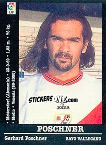Sticker Poschner - Liga Spagnola 2000-2001 n. 144 - Panini