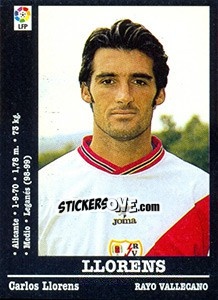 Figurina Llorens - Liga Spagnola 2000-2001 - Panini