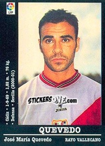 Cromo Quevedo - Liga Spagnola 2000-2001 n. 148a - Panini