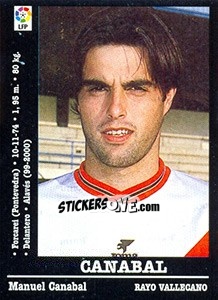 Sticker Canabal - Liga Spagnola 2000-2001 n. 150 - Panini