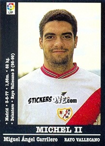 Sticker Michel II - Liga Spagnola 2000-2001 n. 152 - Panini