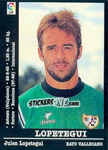 Figurina Lopetegui - Liga Spagnola 2000-2001 - Panini