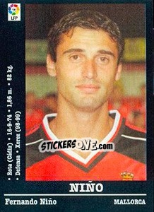 Sticker Niño - Liga Spagnola 2000-2001 n. 160 - Panini
