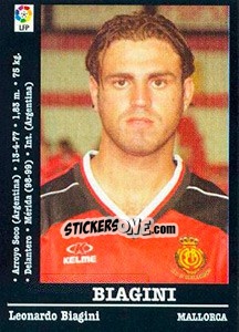 Sticker Biagini - Liga Spagnola 2000-2001 n. 166 - Panini