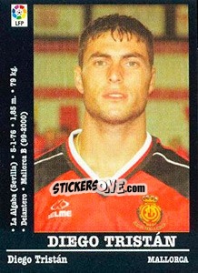 Sticker Diego Tristán - Liga Spagnola 2000-2001 n. 168 - Panini