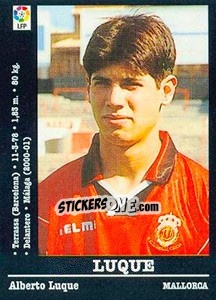 Sticker Luque - Liga Spagnola 2000-2001 n. 169 - Panini