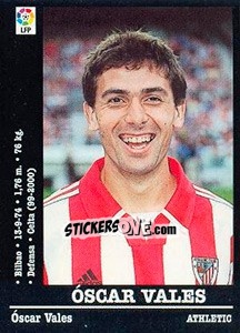 Cromo óscar Vales - Liga Spagnola 2000-2001 - Panini