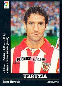 Figurina Urrutia - Liga Spagnola 2000-2001 - Panini