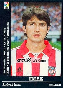 Sticker Imaz - Liga Spagnola 2000-2001 n. 181a - Panini