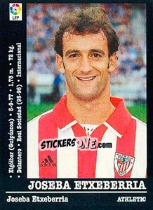 Cromo Joseba Etxeberria - Liga Spagnola 2000-2001 n. 184 - Panini