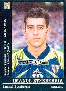 Cromo Imanol Etxeberria - Liga Spagnola 2000-2001 - Panini