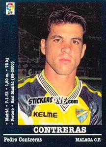 Sticker Contreras - Liga Spagnola 2000-2001 n. 189 - Panini