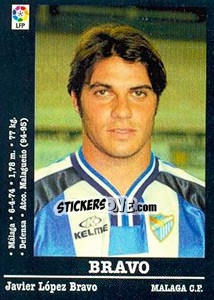 Sticker Bravo - Liga Spagnola 2000-2001 - Panini