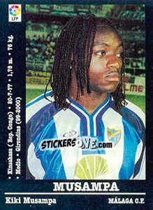 Figurina Musampa - Liga Spagnola 2000-2001 - Panini