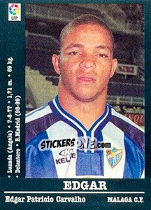 Figurina Edgar - Liga Spagnola 2000-2001 - Panini