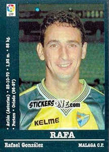 Figurina Rafa - Liga Spagnola 2000-2001 - Panini