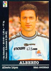 Figurina Alberto - Liga Spagnola 2000-2001 - Panini